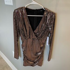 Aqua Shimmer Dress, size small